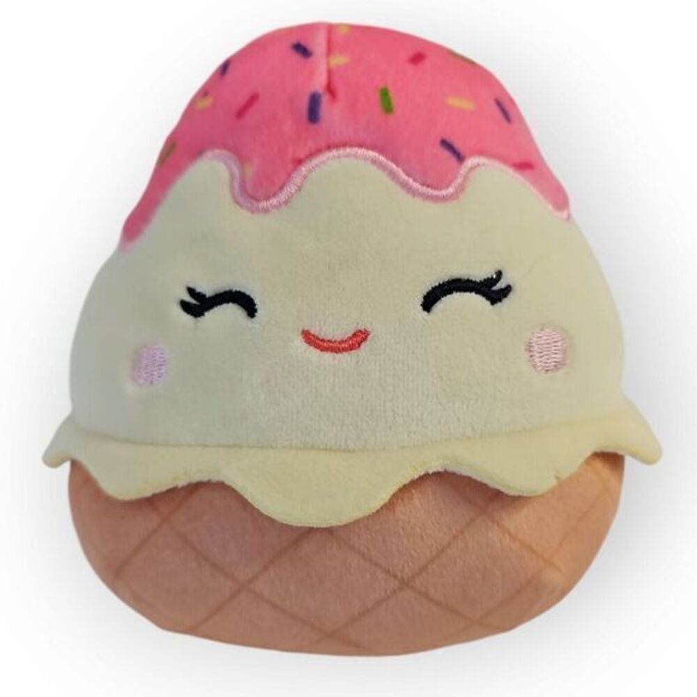 Squishmallows 5" Shannon - Vanilla Ice Cream With Pink Top